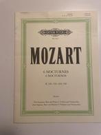 Mozart - 6 Nocturnes - Edition Peters, Verzenden, Klassiek, Zo goed als nieuw, Artiest of Componist
