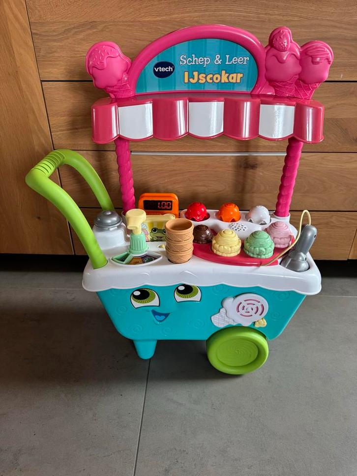 Vtech Schep & Leer IJscokar, Kinderen en Baby's, Speelgoed | Vtech, Gebruikt, Ophalen