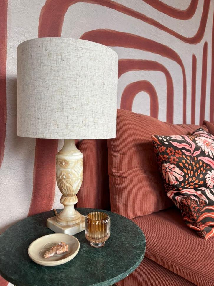 Vintage marmer lampvoet, Antiek en Kunst, Antiek | Lampen, Ophalen