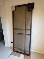 Nieuwe taatsdeur brons met brons glas 231,5x93 cm, Doe-het-zelf en Verbouw, Deuren en Horren, Ophalen, 80 tot 100 cm, 215 cm of meer