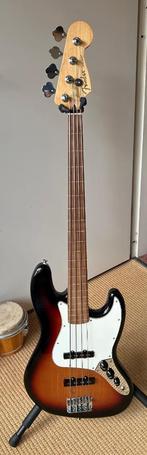 Fender Jazzbass fretless, Muziek en Instrumenten, Snaarinstrumenten | Gitaren | Bas, Ophalen, Zo goed als nieuw, Elektrisch, Fretloos
