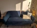 Blauwe/ petrol kleurige 2,5 zits bank., Ophalen, Zo goed als nieuw, 75 tot 100 cm, Tweepersoons