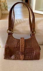 Vintage tas Peter Kaiser - krokodillen leer, Ophalen of Verzenden, Gebruikt, Bruin, Handtas