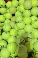 Tennisballen (gebruikt) te koop!! 100 Stuks, Sport en Fitness, Tennis, Overige merken, Gebruikt, Ballen, L00