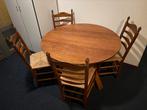 Eethoek met 4 stoelen recent nieuw gemat, Huis en Inrichting, Complete eetkamers, Ophalen, Zo goed als nieuw
