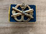 baretembleem gele rijders, Verzamelen, Militaria | Algemeen, Ophalen of Verzenden, Landmacht, Nederland, Embleem of Badge