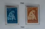 1960 Nederlands Nieuw Guinea Vluchtelingenzegels Nvph 61 -62, Postzegels en Munten, Ophalen, Postfris, Nieuw-Guinea
