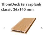 ThomDeck terrasplank classic 26x140 mm, Tuin en Terras, Ophalen of Verzenden, Nieuw, Composiet