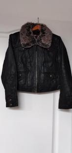 Leren/suede jasjes/vestje(dames) €25,00 per stuk, Ophalen, Zo goed als nieuw, Maat 38/40 (M), Zwart