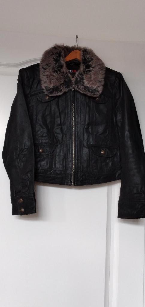 Leren/suede jasjes/vestje(dames) €25,00 per stuk, Kleding | Dames, Jassen | Winter, Zo goed als nieuw, Maat 38/40 (M), Zwart, Ophalen