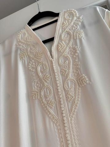 Witte Marokkaanse Caftan - Nieuw beschikbaar voor biedingen