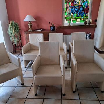 6 Verstelbare Stoelen - Beige beschikbaar voor biedingen