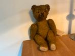 Antieke beer - teddybeer - gevuld met stro, Verzamelen, Ophalen of Verzenden, Gebruikt, Stoffen beer, Overige merken