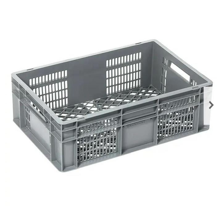 24x Bauhaus Stapelbare Kratten - Zo Goed Als Nieuw!, Doe-het-zelf en Verbouw, Kratten en Dozen, Zo goed als nieuw, Krat, 50 tot 75 cm