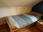 Te koop bed, Ophalen, 85 tot 100 cm, Gebruikt, Matras