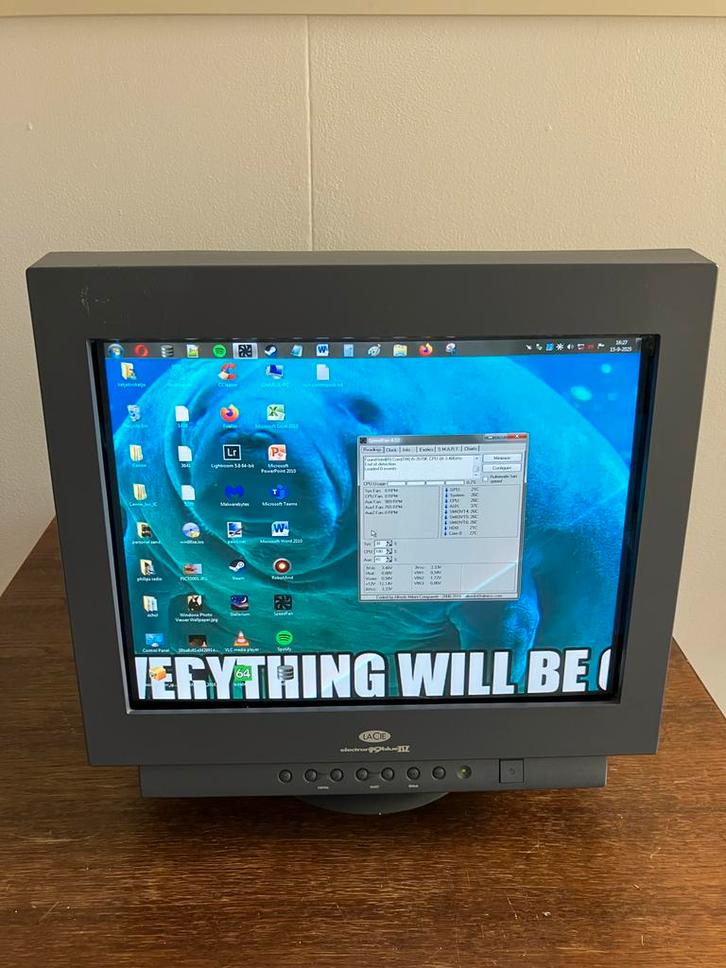 Lacie Electron 19 Blue VI CRT, Mitsubishi Diamondtron, Computers en Software, Monitoren, Gebruikt, 61 t/m 100 Hz, VGA, Gaming