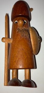Houten Viking Flesopener vintage Danmark 1960 teak hout, Verzamelen, Verzenden, Huis en Inrichting