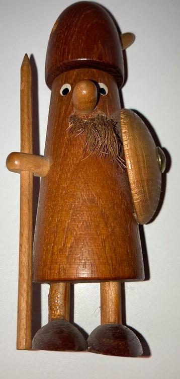 Houten Viking Flesopener vintage Danmark 1960 teak hout beschikbaar voor biedingen