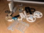 Wii met toebehoren en spellen, Spelcomputers en Games, Games | Nintendo Wii, Gebruikt, Overige genres, Eén computer, Ophalen of Verzenden