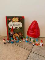 David Kabouter 12 Poppetjes Boek Paddenstoel Rien Poortvliet, Ophalen of Verzenden, Zo goed als nieuw, Kunststof, Tuinkabouter