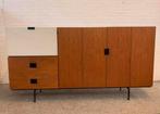 Dressoir Fristho jaren 60 teakhouten dressoirs lowboards, Huis en Inrichting, Kasten | Dressoirs, Ophalen, Vintage