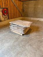 Steenschotten: 7 hele + 6 reststukken, Doe-het-zelf en Verbouw, Platen en Panelen, Ophalen, Zo goed als nieuw, Hout, 20 tot 50 mm