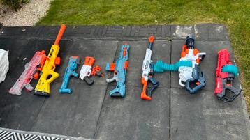Nerf en x-shot pistolen beschikbaar voor biedingen