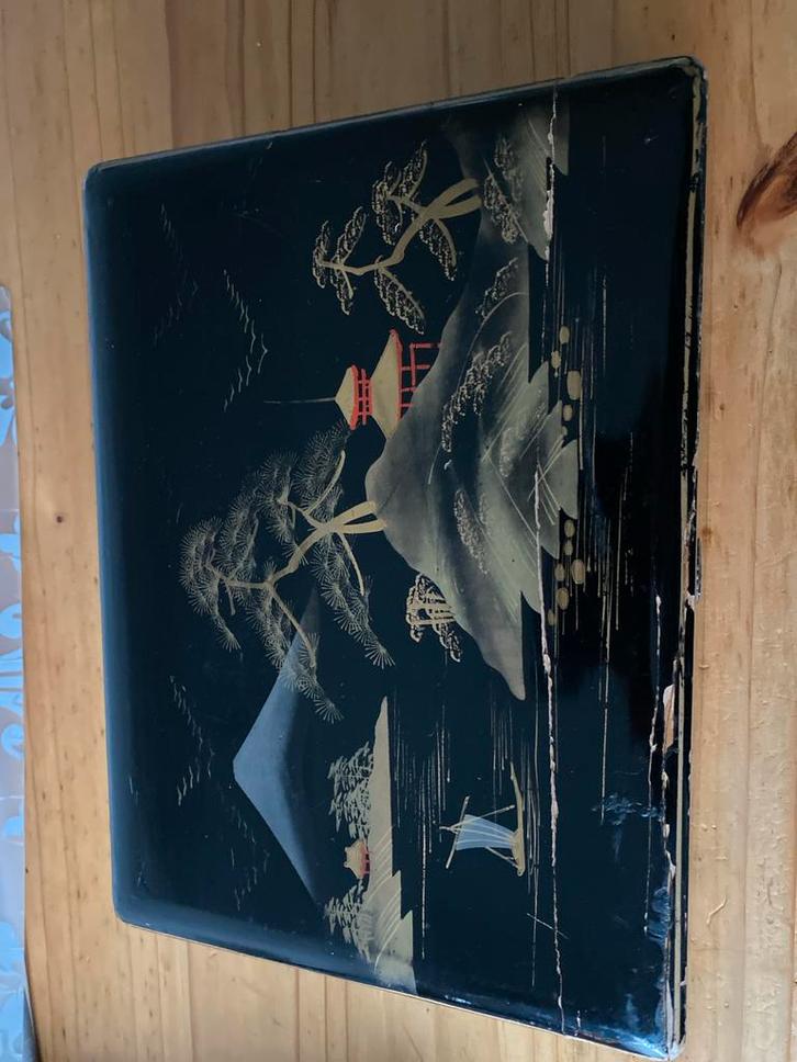 Antieke Japanse Lakdoos, Antiek en Kunst, Antiek | Overige Antiek, Ophalen of Verzenden