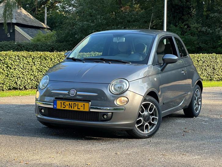 Fiat 500 1.2 AUT 2010 Grijs nieuw apk, Auto's, Fiat, Particulier, ABS, Airbags, Airconditioning, Bluetooth, Boordcomputer, Centrale vergrendeling