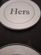 His & Hers Borden Set, Huis en Inrichting, Ophalen of Verzenden, Zo goed als nieuw