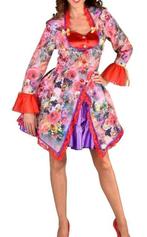 Leuke rood/roze/paarse gebloemde CARNAVAL/FEEST/PARTY jas, Kleding | Dames, Ophalen, Carnaval, Nieuw, Kleding