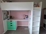 Smastad Hoogslaper Ikea met bureau en kast, Ophalen, Zo goed als nieuw, Hoogslaper