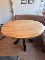 Tafelblad eiken handgemaakt 130cm, Ophalen, Gebruikt, 100 tot 150 cm, 100 tot 150 cm