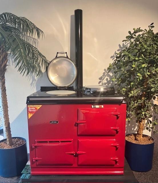 AGA Fornuis Showroommodel, Witgoed en Apparatuur, Fornuizen, Zo goed als nieuw, Vrijstaand, Gas, 3 kookzones of minder, Minder dan 85 cm