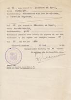 Uittreksel overlijden  Gemeente stempel van Ginneken 1948, Ophalen of Verzenden, Brief