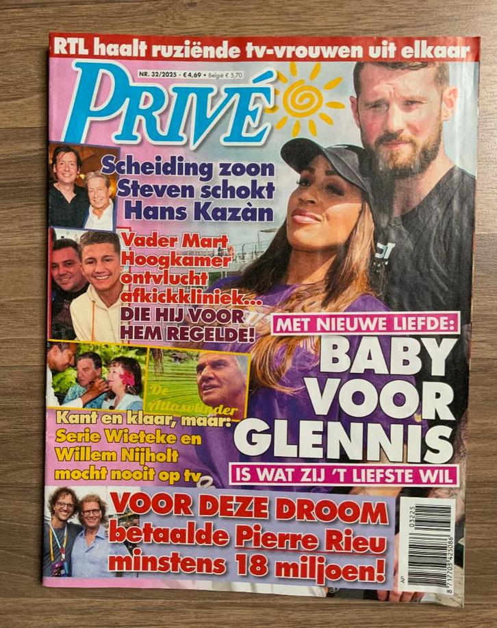 Tijdschrift Prive, nr 32 2025 - Glennis Grace, Boeken, Tijdschriften en Kranten, Zo goed als nieuw, Gossip of Showbizz, Verzenden