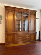 Woonkamer kast /  Vitrinekast - Kersenhout, Ophalen, Gebruikt, 200 cm of meer, 200 cm of meer