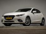 Mazda 3 2.0 GT-M Sport (NAVI,LED,LEDER,HEAD-UP,STOELVERWARMI, Auto's, Voorwielaandrijving, Gebruikt, 4 cilinders, Wit