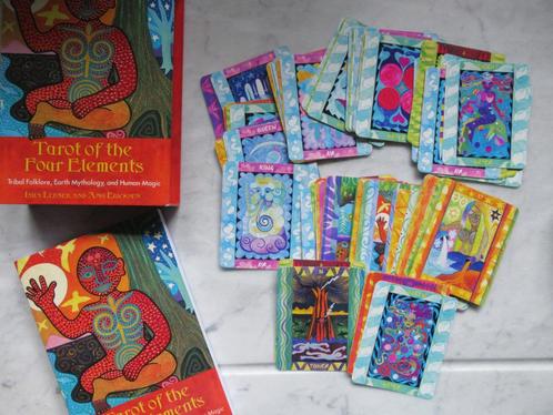 Tarot of the four elements, Boeken, Esoterie en Spiritualiteit, Zo goed als nieuw, Achtergrond en Informatie, Tarot of Kaarten leggen