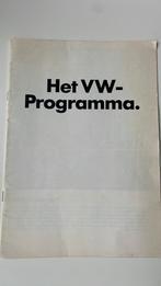 Volkswagen folder brochure modellen 1973, Ophalen of Verzenden, Zo goed als nieuw, Volkswagen