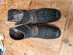 Enkellaarsjes piedi nudi maat 38 donkerbruin/zwart zgan, Kleding | Dames, Schoenen, Ophalen of Verzenden, Zo goed als nieuw, Zwart