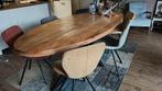 Ovale Tafel Mango Hout, Huis en Inrichting, Tafels | Eettafels, Ophalen, Overige materialen, Gebruikt, 100 tot 150 cm