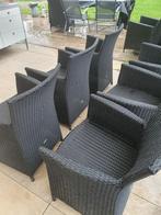 terrasstoelen 6 stuks, Tuin en Terras, Ophalen, Gebruikt, Wicker