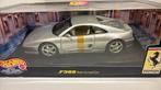 Ferrari f355 berlinetta grey hot wheels 1.18, ., Ophalen of Verzenden, Zo goed als nieuw, .