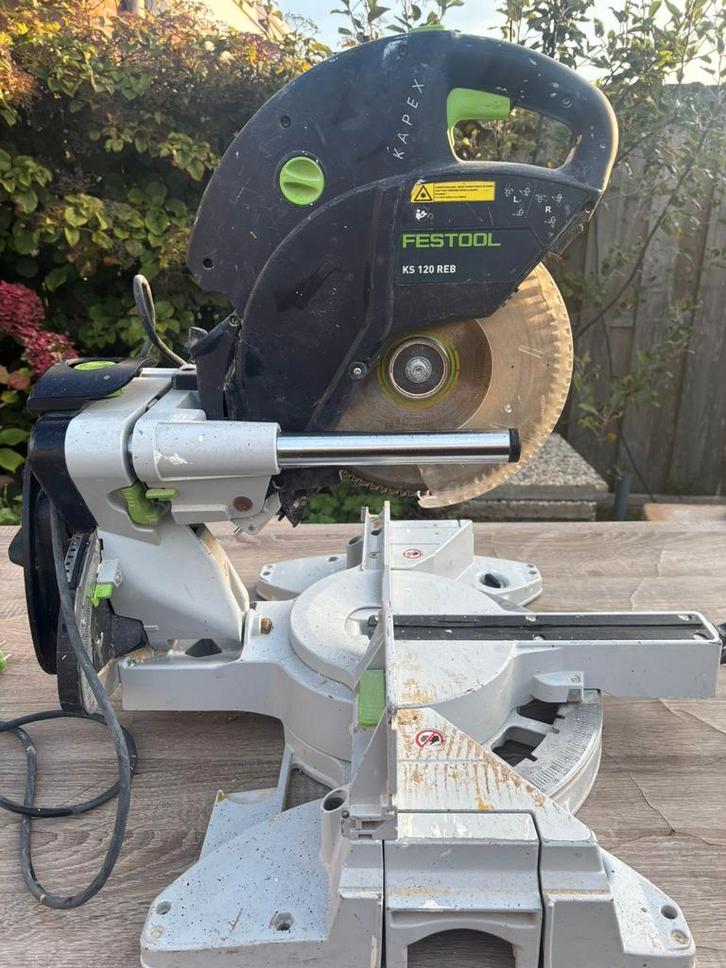 Festool KS 120 REB Kapex Afkortzaag, Doe-het-zelf en Verbouw, Gereedschap | Zaagmachines, Ophalen