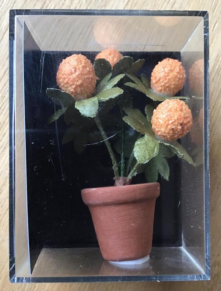 Reutter miniatuur bloempot / plant - NIEUW, Verzamelen, Poppenhuizen en Toebehoren, Nieuw, Decoratie, Ophalen of Verzenden