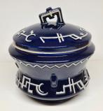 Aardewerk Art Deco dekselpot Eckhardt & Engler Höhr, 1920., Antiek en Kunst, Antiek | Keramiek en Aardewerk, Ophalen of Verzenden