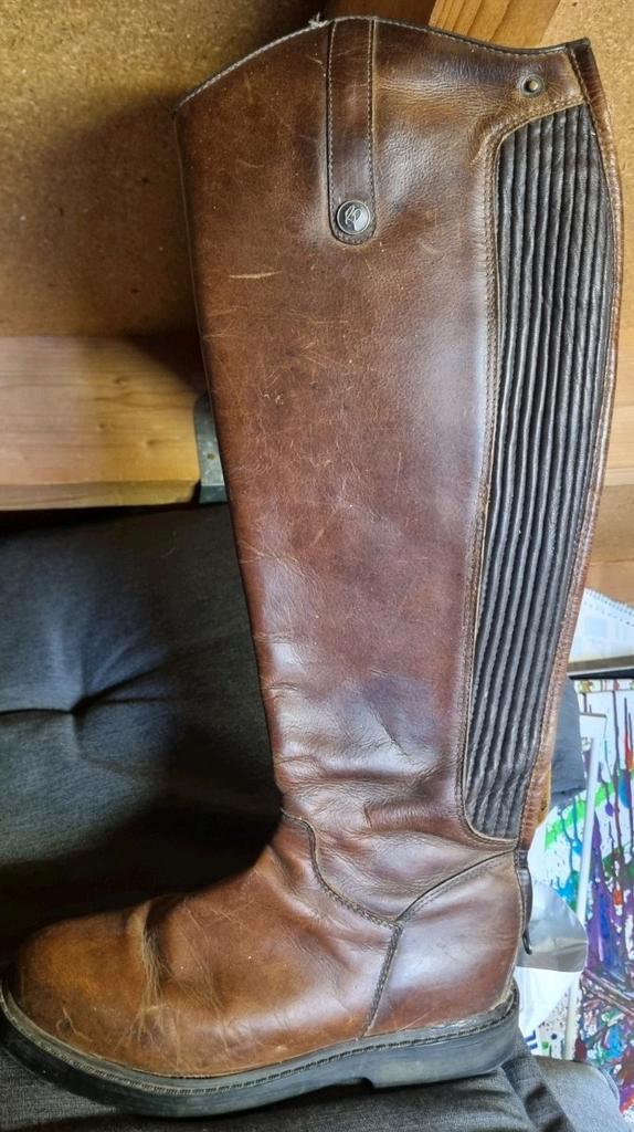leren rijlaarzen maat 39, Dieren en Toebehoren, Paardrijkleding, Gebruikt, Schoeisel, Dressuur, Ophalen of Verzenden
