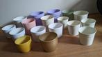 Flower pots (10-14 cm diameter) - 17 pcs, Tuin en Terras, Bloempotten, Ophalen, Rond, Tuin, Zo goed als nieuw