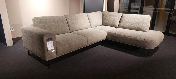 Showroommodel Hoekbank Soul, Huis en Inrichting, Banken | Complete zithoeken, Nieuw, Stof, Ophalen